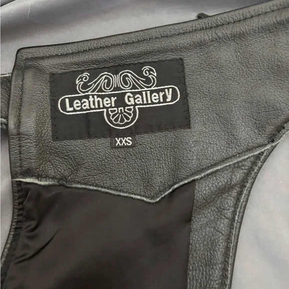 Leather gallery Leather Chaps for Women - Black - Picture 4 of 6